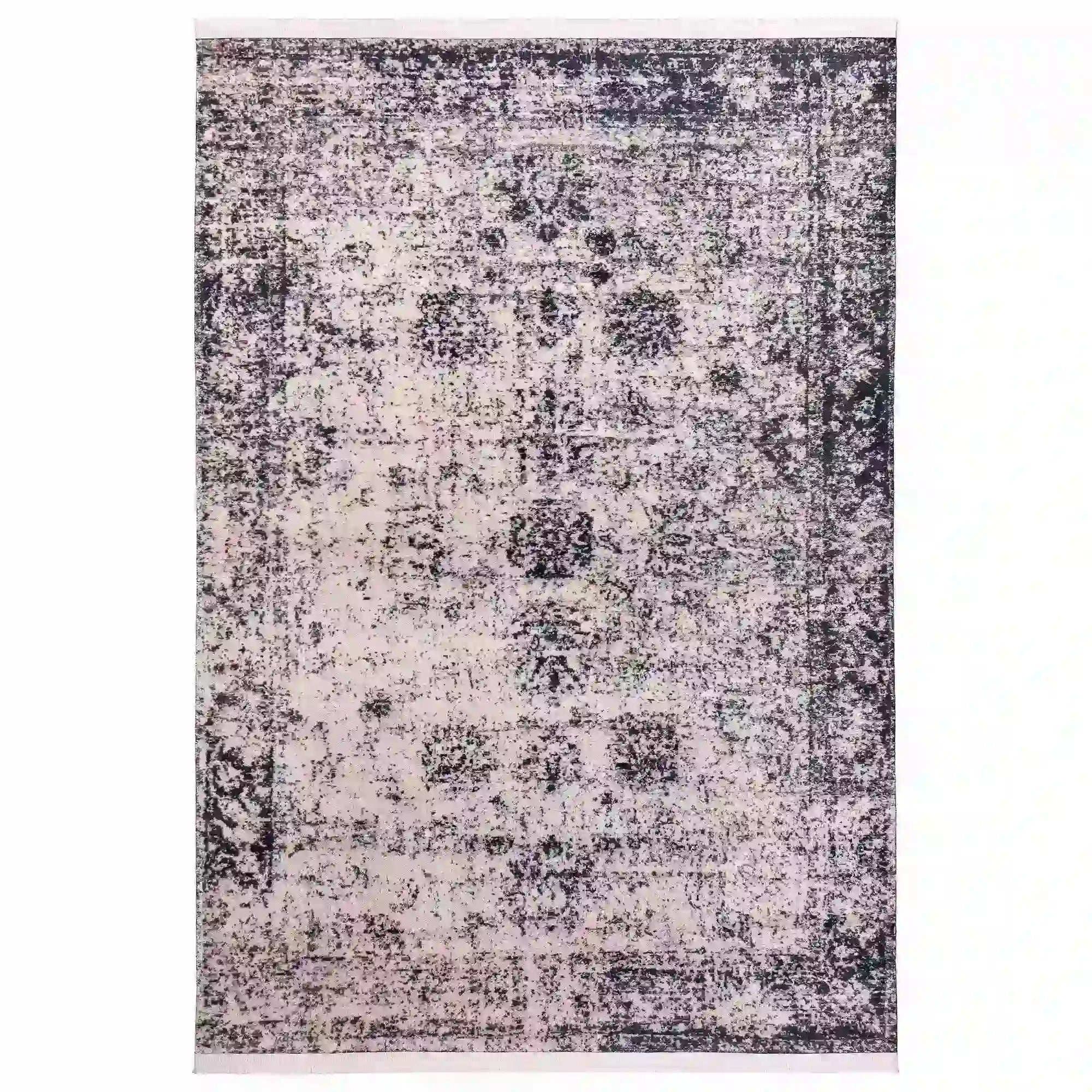 Covor, 160x230 cm, forma dreptunghiulara, tesatura de catifea, multicolor, 1599