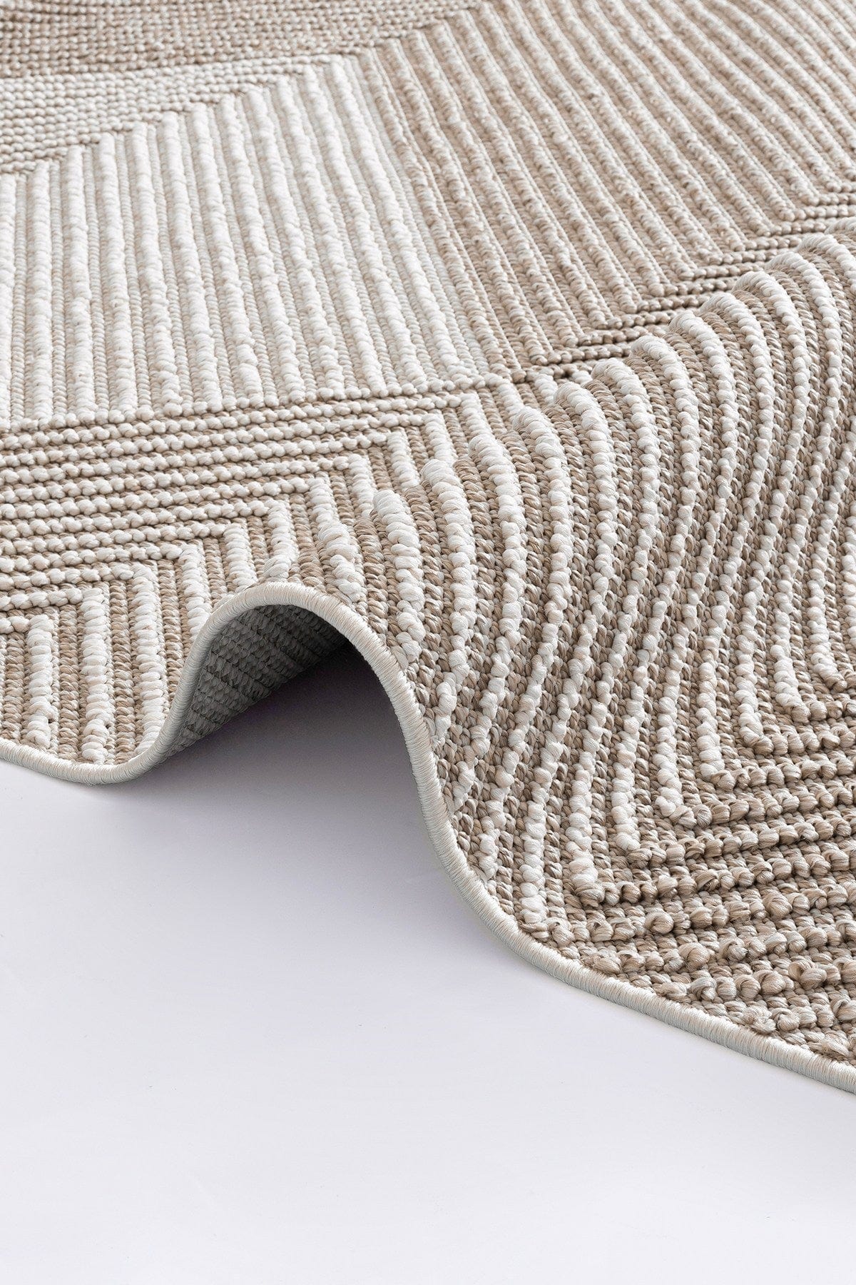 Covor 19270A, 80x150 cm, forma dreptunghiulara, polipropilena, bej/crem