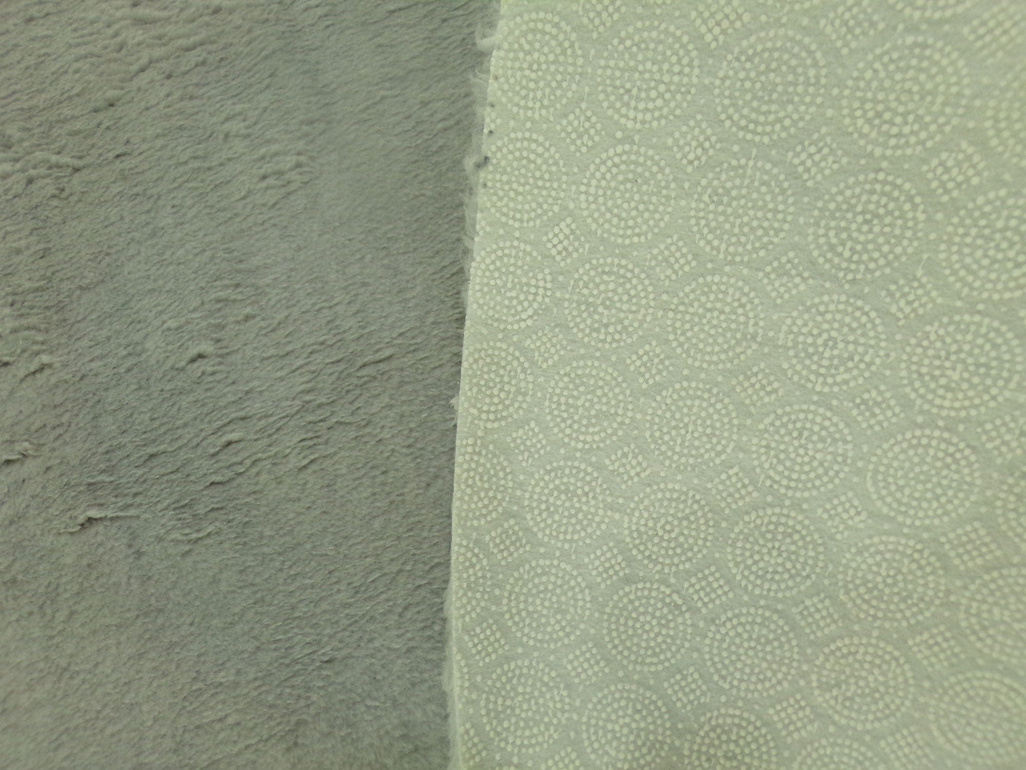 Covor 202BLY1348, 80x80 cm, forma rotunda, poliester, verde deschis