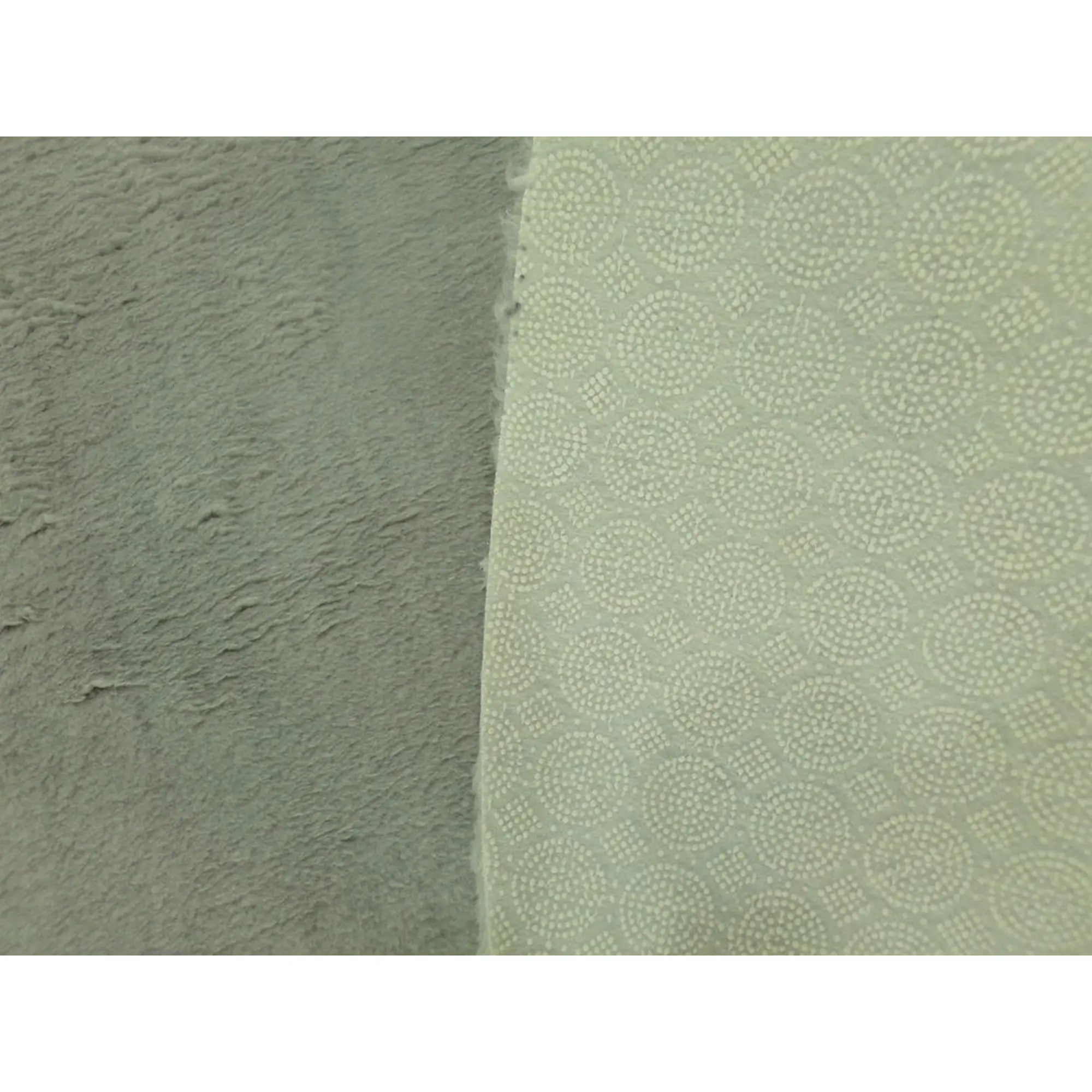 Covor 202BLY1348, 80x80 cm, forma rotunda, poliester, verde deschis