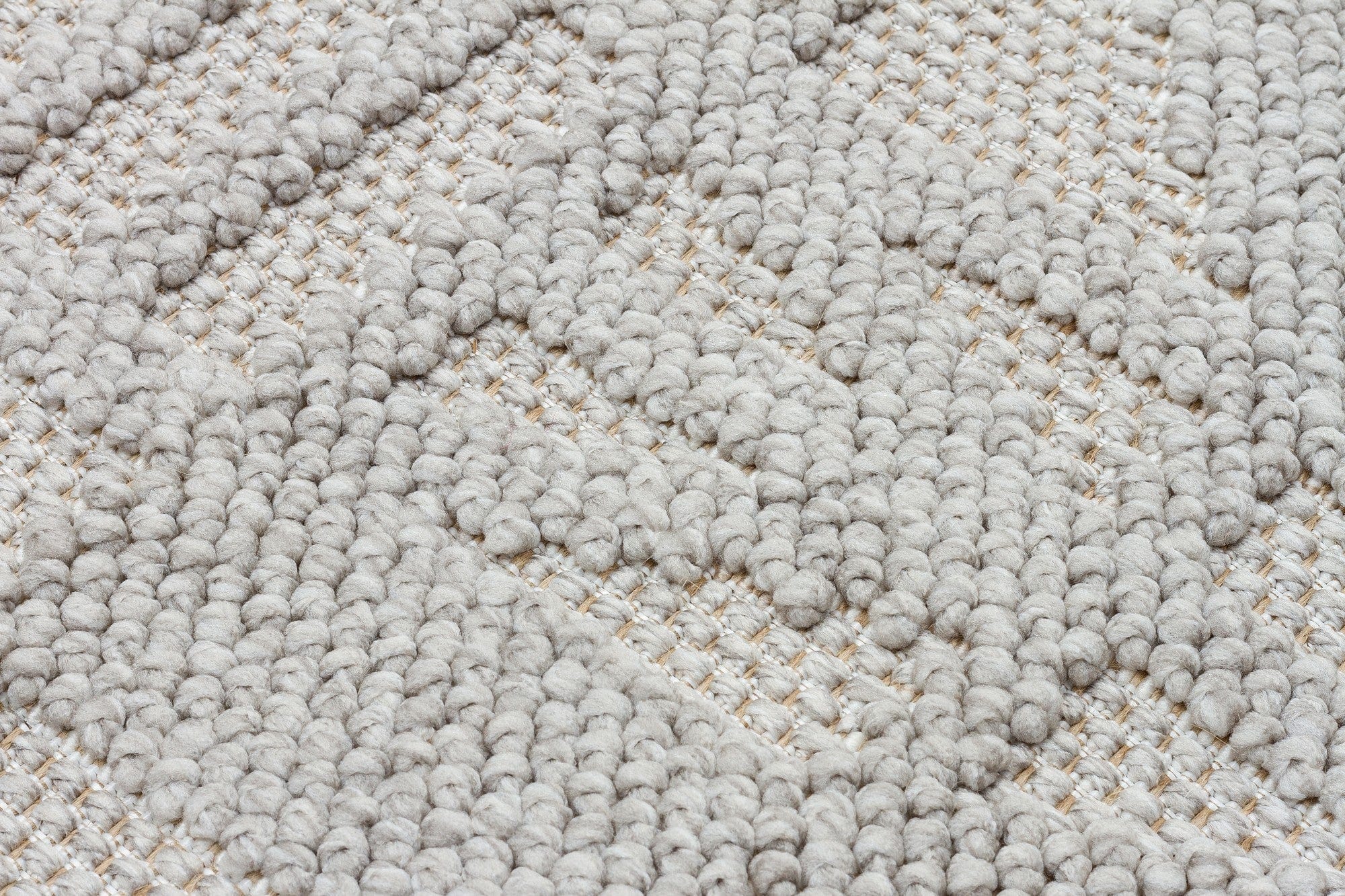 Covor 514SRZ2101, 80x150 cm, forma dreptunghiulara, material tesut, gri