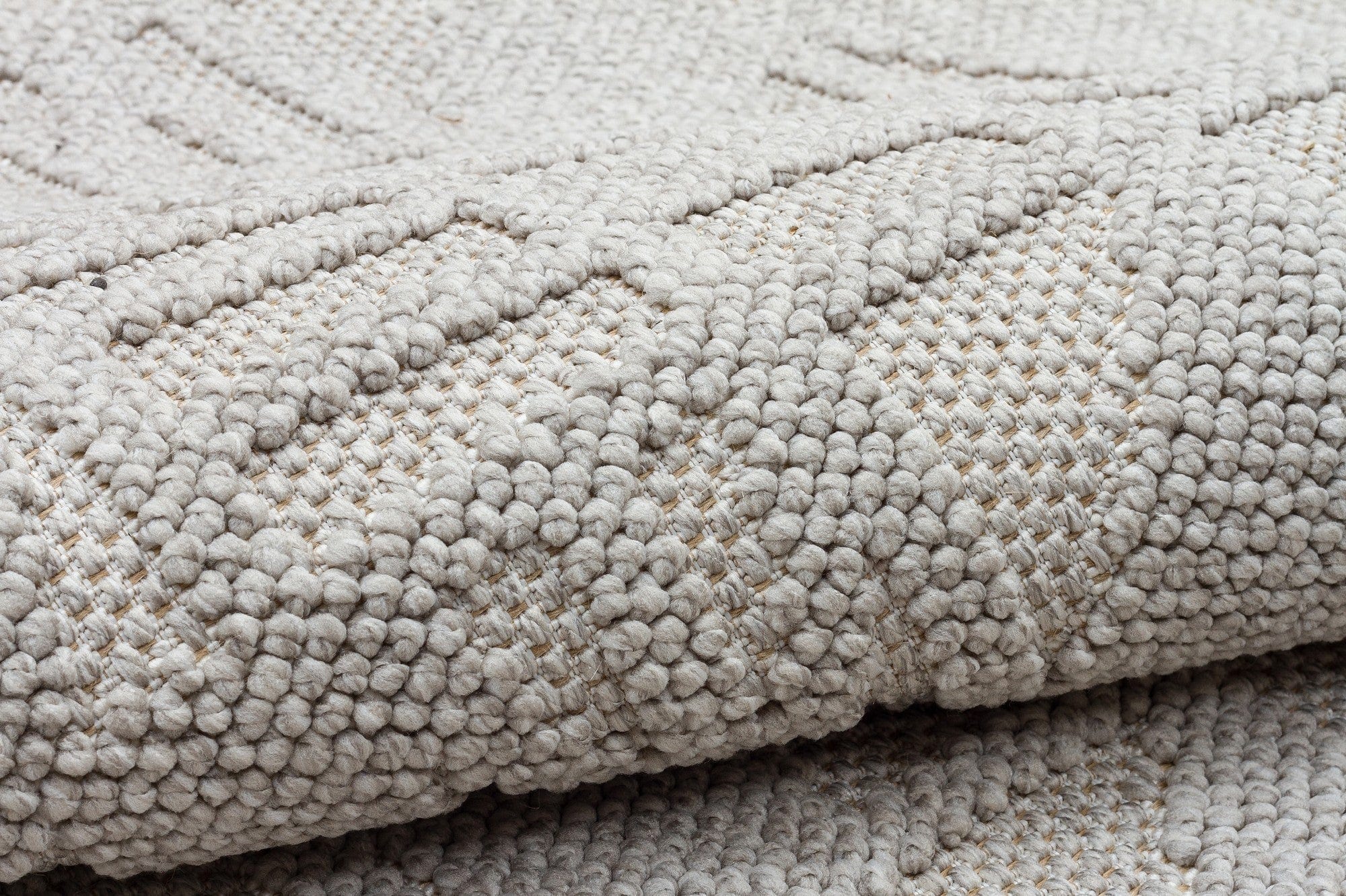 Covor 514SRZ2101, 80x150 cm, forma dreptunghiulara, material tesut, gri