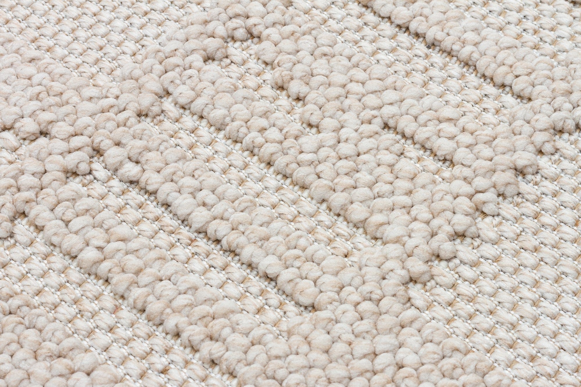 Covor 514SRZ2107, 80x150 cm, forma dreptunghiulara, material tesut, bej