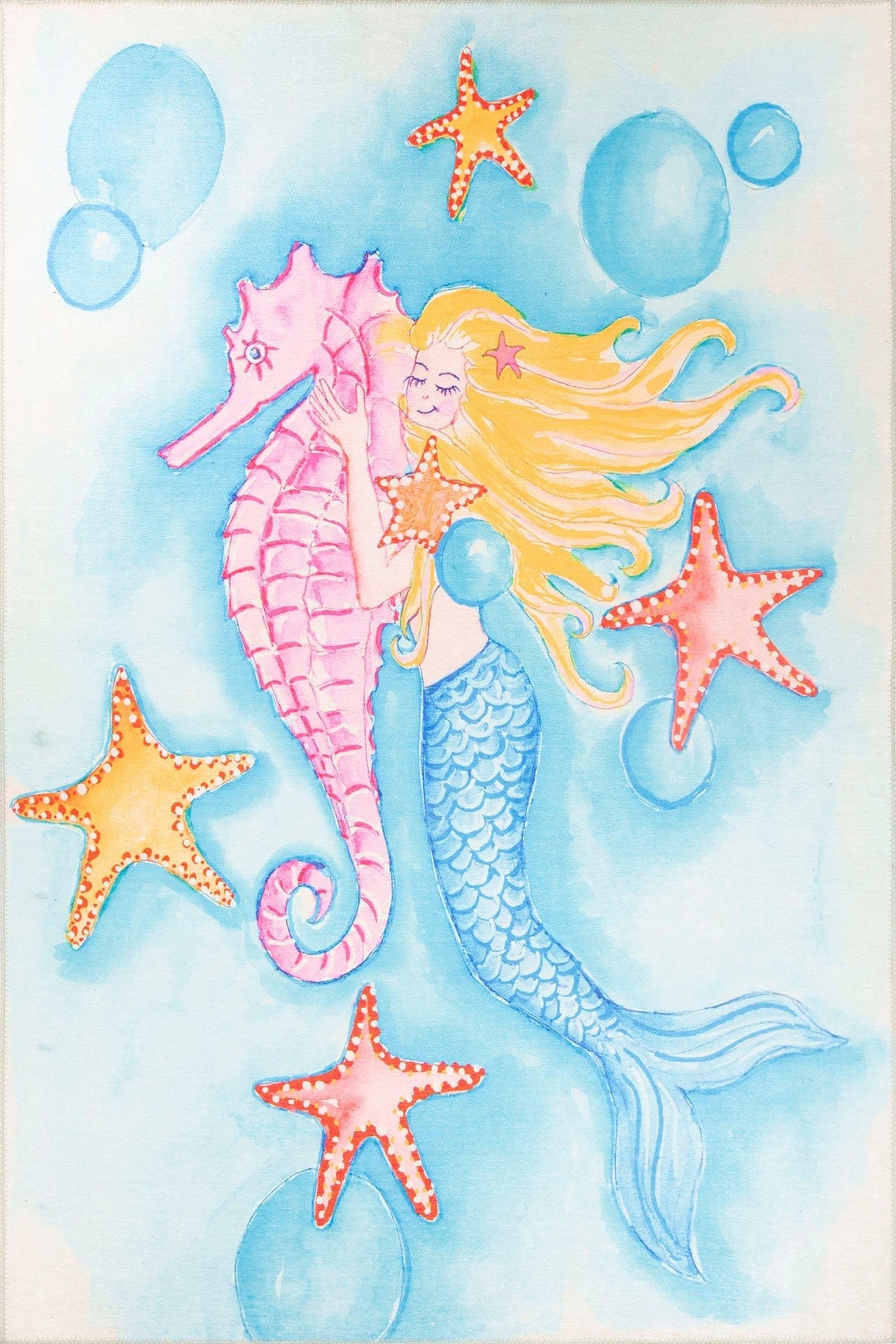 Covor ADA, 75x150 cm, forma dreptunghiulara, poliester, multicolor, AL 288