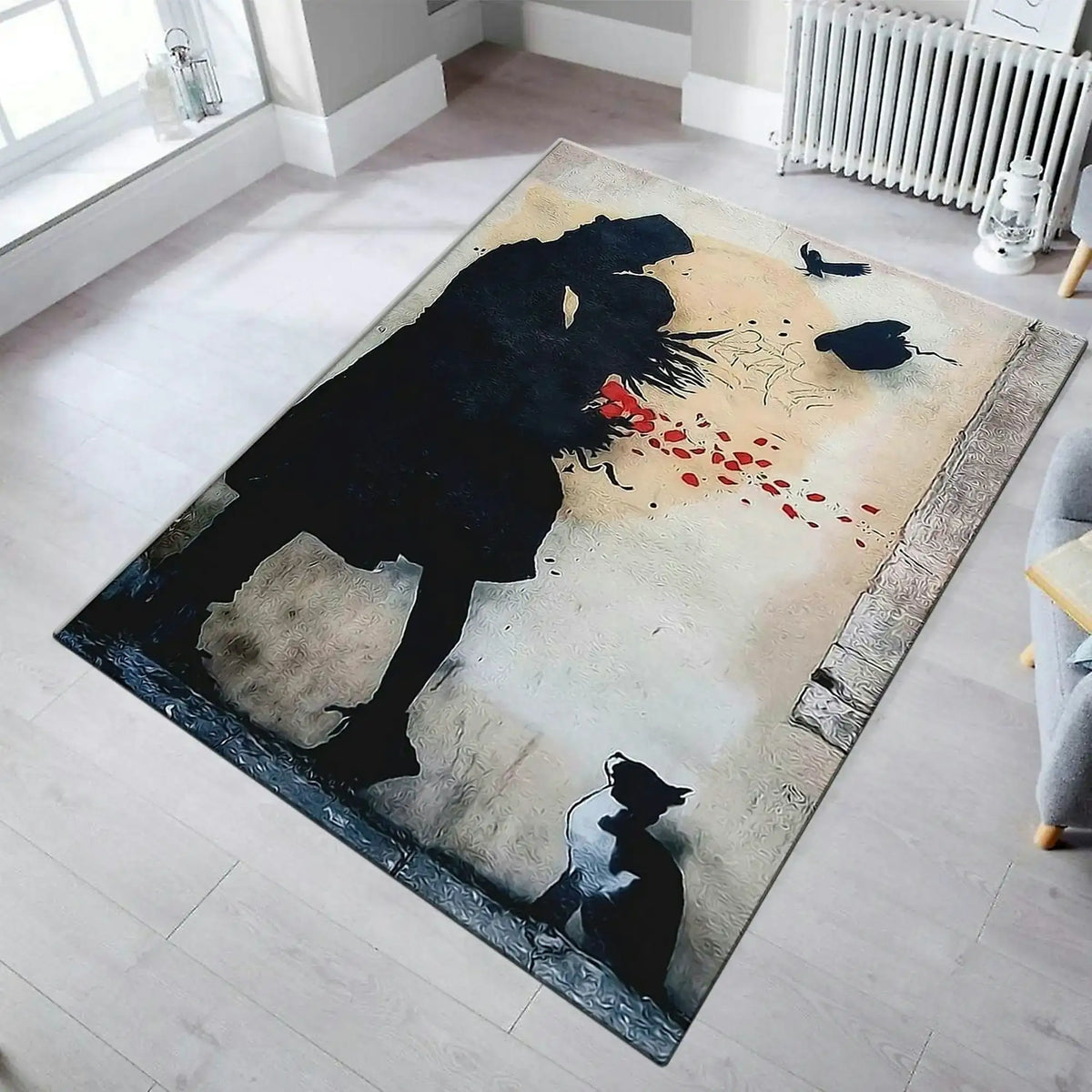 Covor ANTARES, 150x240 cm, forma dreptunghiulara, poliester, multicolor
