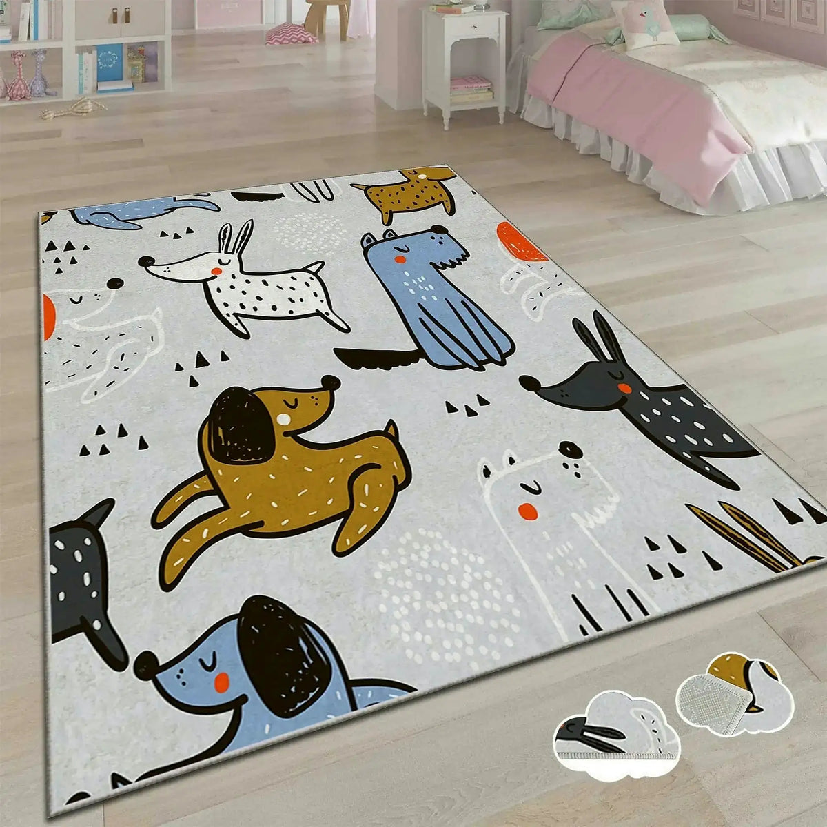 Covor ASR CRPT-6, 160x230 cm, forma dreptunghiulara, poliester, multicolor