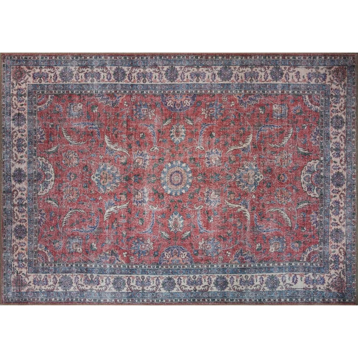 Covor BLUES CHENILLE, 75x150 cm, forma dreptunghiulara, poliester, multicolor, AL 84