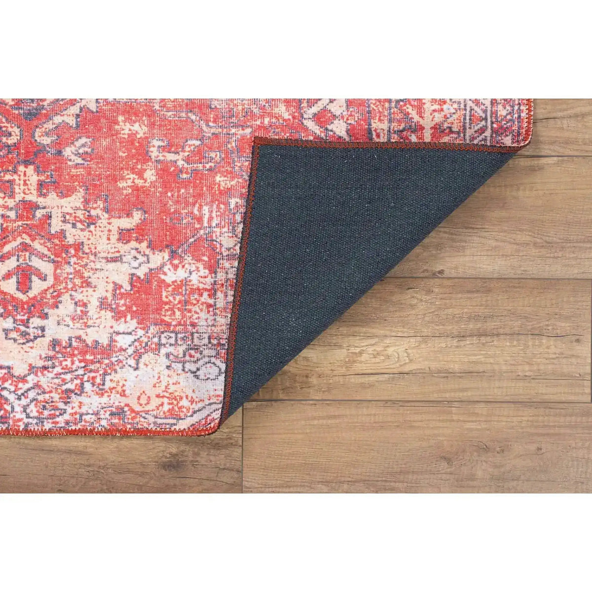 Covor BLUES CHENILLE, 75x150 cm, forma dreptunghiulara, poliester, rosu, AL 269
