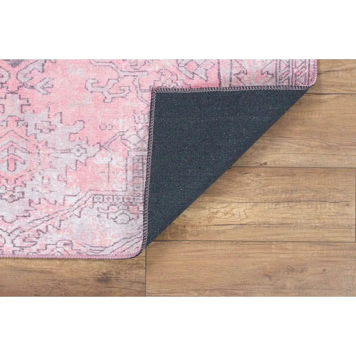 Covor BLUES CHENILLE, 75x150 cm, forma dreptunghiulara, poliester, roz, AL 271