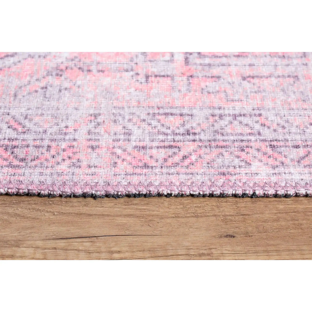 Covor BLUES CHENILLE, 75x150 cm, forma dreptunghiulara, poliester, roz, AL 271