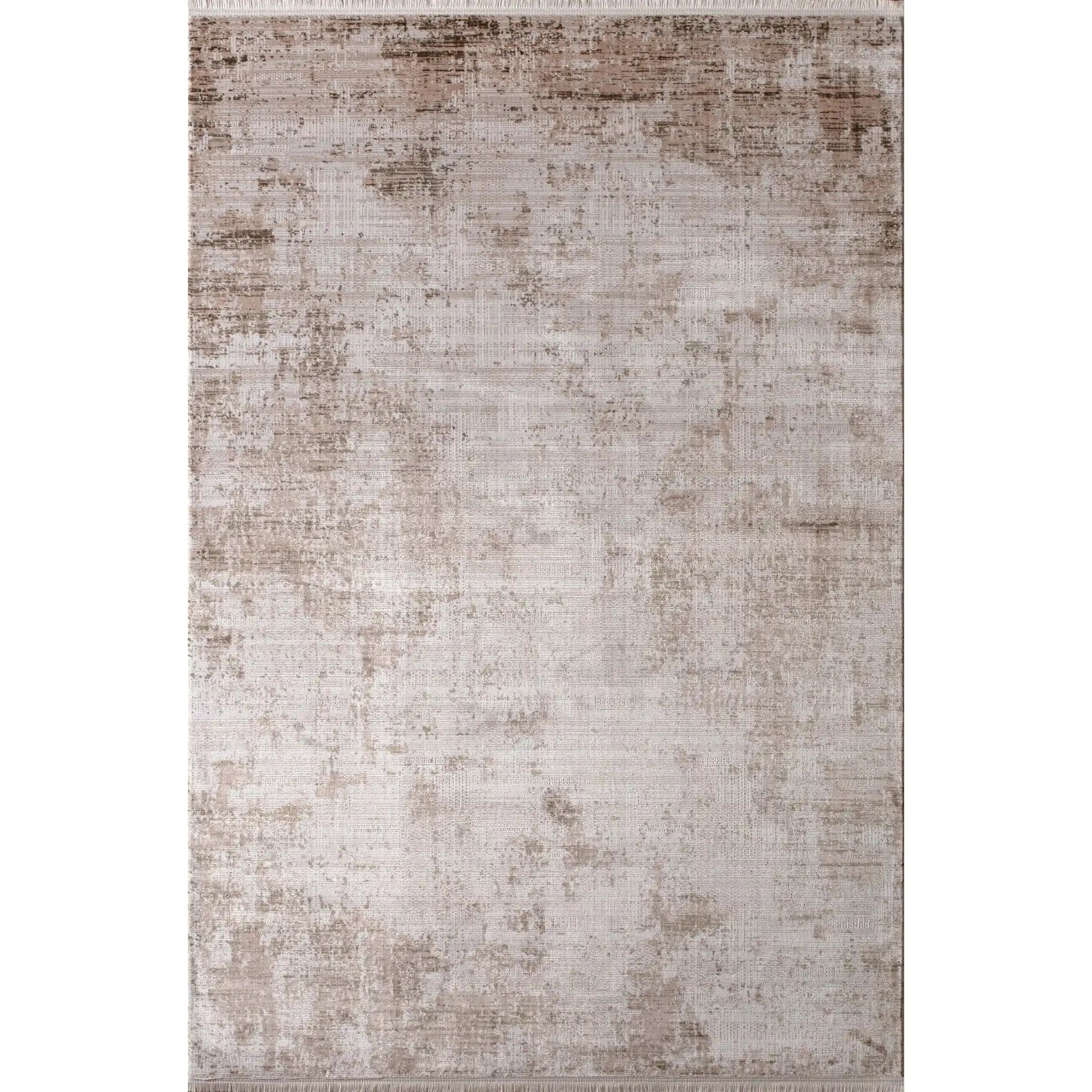 Covor DAVINA 09781B, 80x150 cm, forma dreptunghiulara, acril, bej/verde