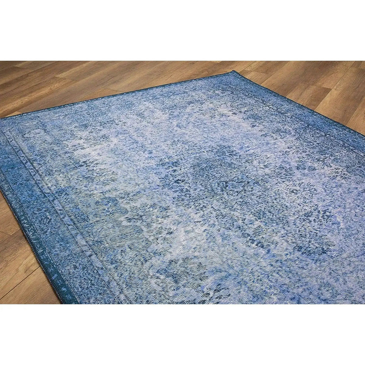 Covor DORIAN CHENILLE, 75x150 cm, forma dreptunghiulara, poliester, albastru inchis, AL 157