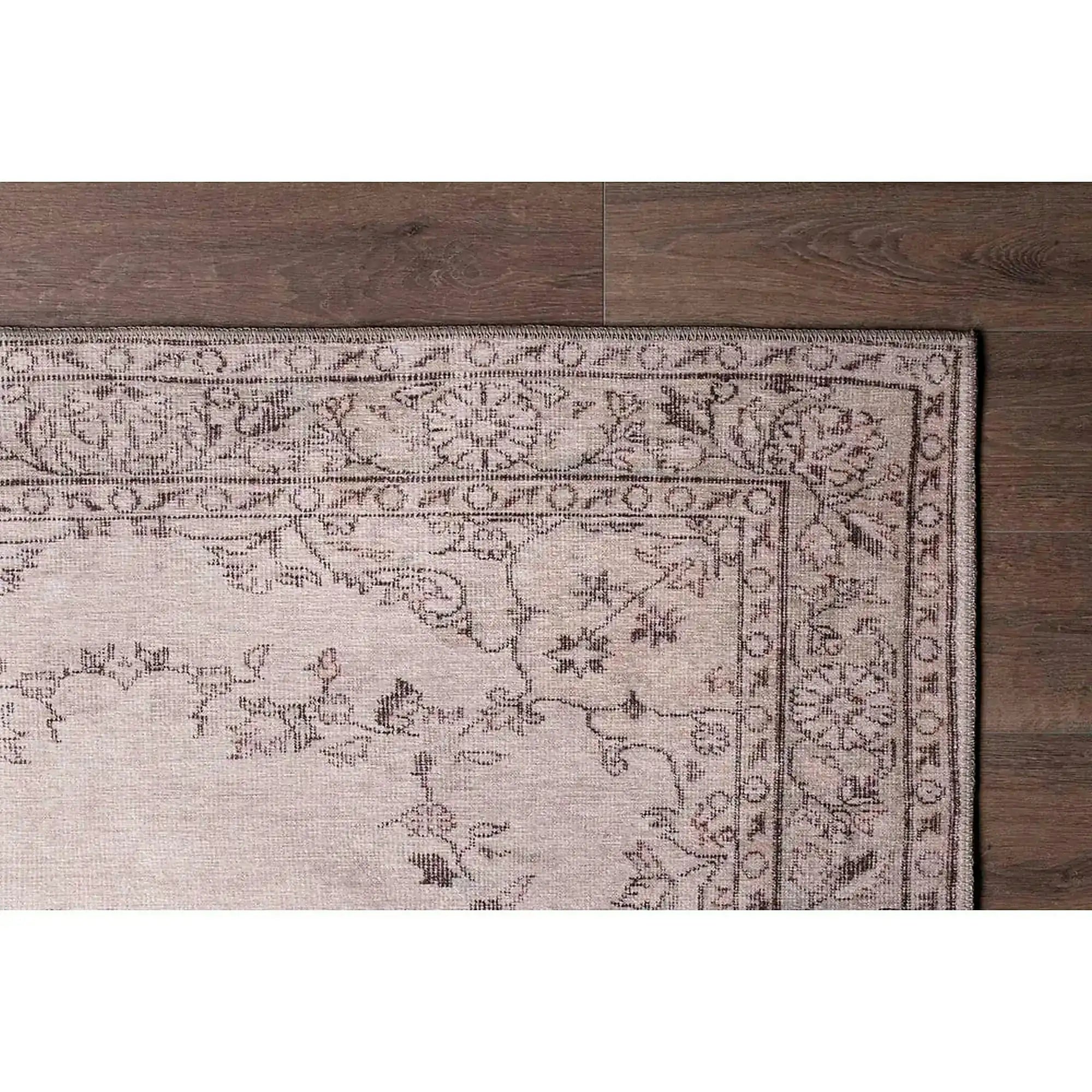 Covor DORIAN CHENILLE, 75x150 cm, forma dreptunghiulara, poliester, bej, AL 20