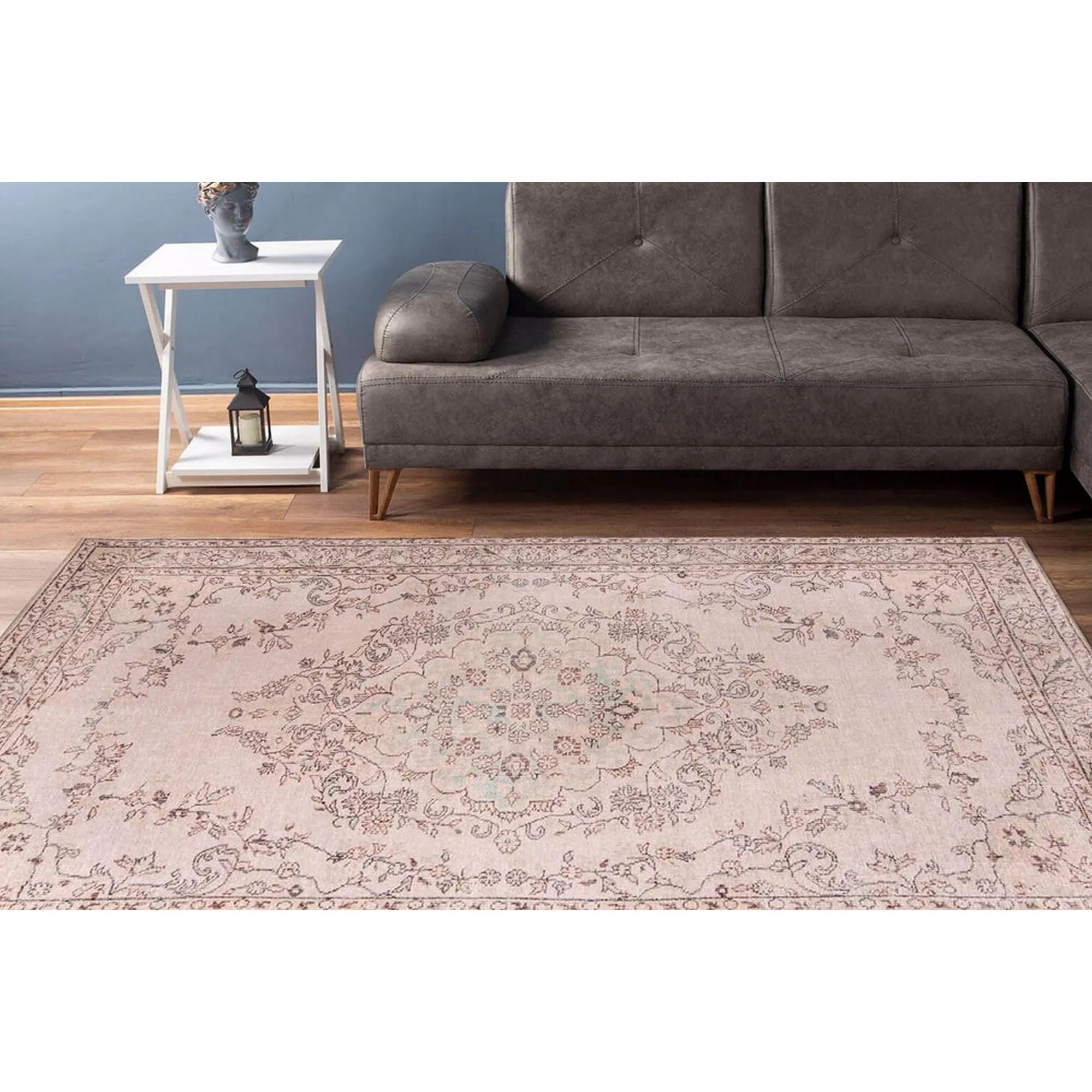 Covor DORIAN CHENILLE, 75x150 cm, forma dreptunghiulara, poliester, bej, AL 20