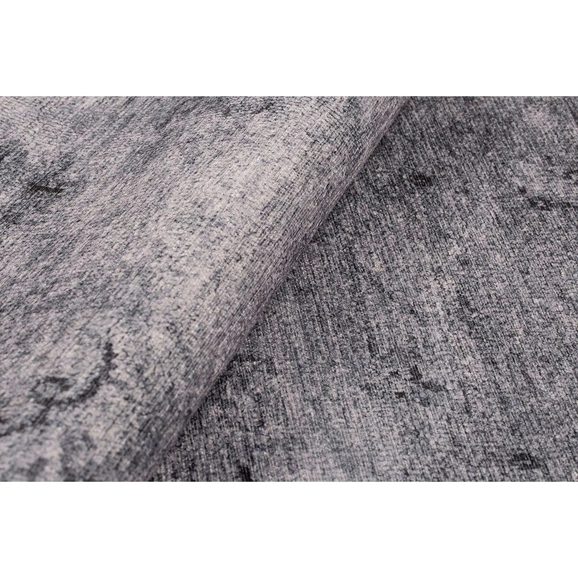 Covor DORIAN CHENILLE, 75x150 cm, forma dreptunghiulara, poliester, gri, AL 166