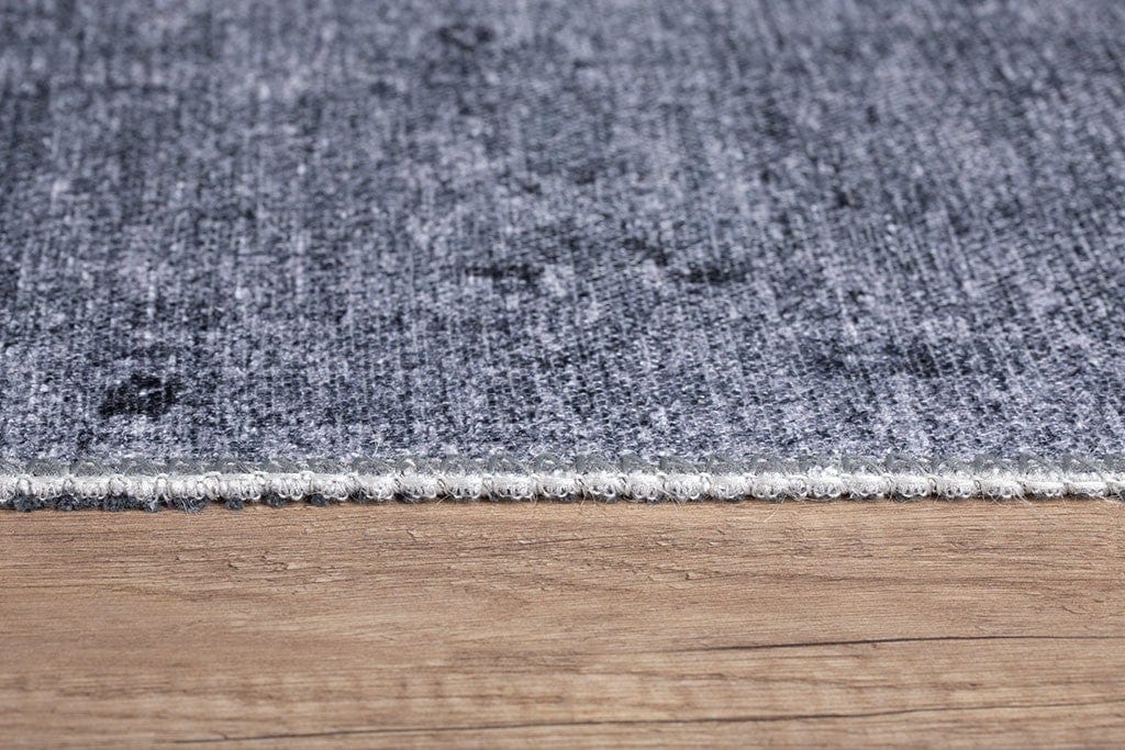 Covor DORIAN CHENILLE, 75x150 cm, forma dreptunghiulara, poliester, gri, AL 166