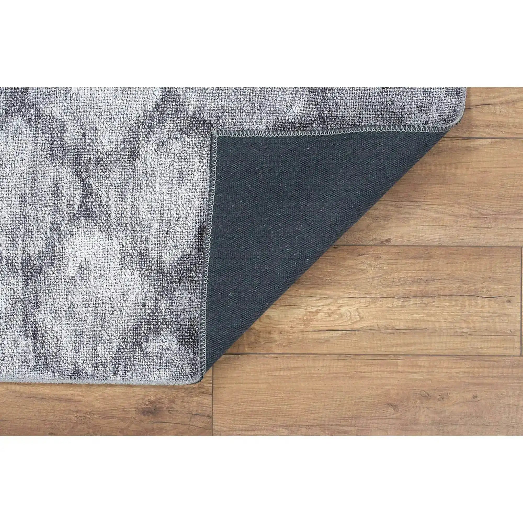 Covor DORIAN CHENILLE, 75x150 cm, forma dreptunghiulara, poliester, gri, AL 244