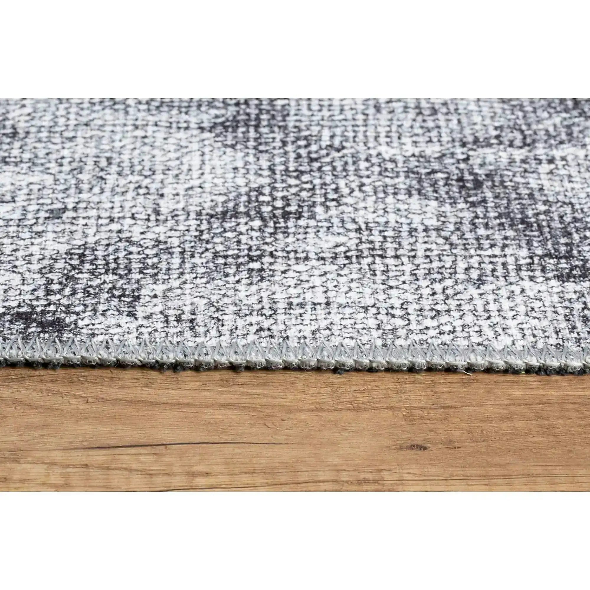 Covor DORIAN CHENILLE, 75x150 cm, forma dreptunghiulara, poliester, gri, AL 244