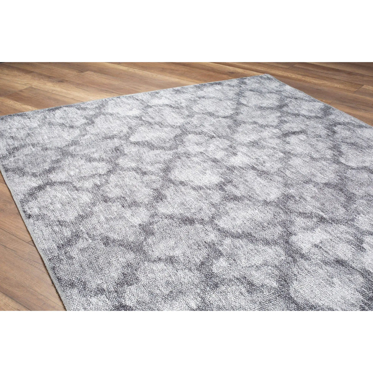 Covor DORIAN CHENILLE, 75x150 cm, forma dreptunghiulara, poliester, gri, AL 244