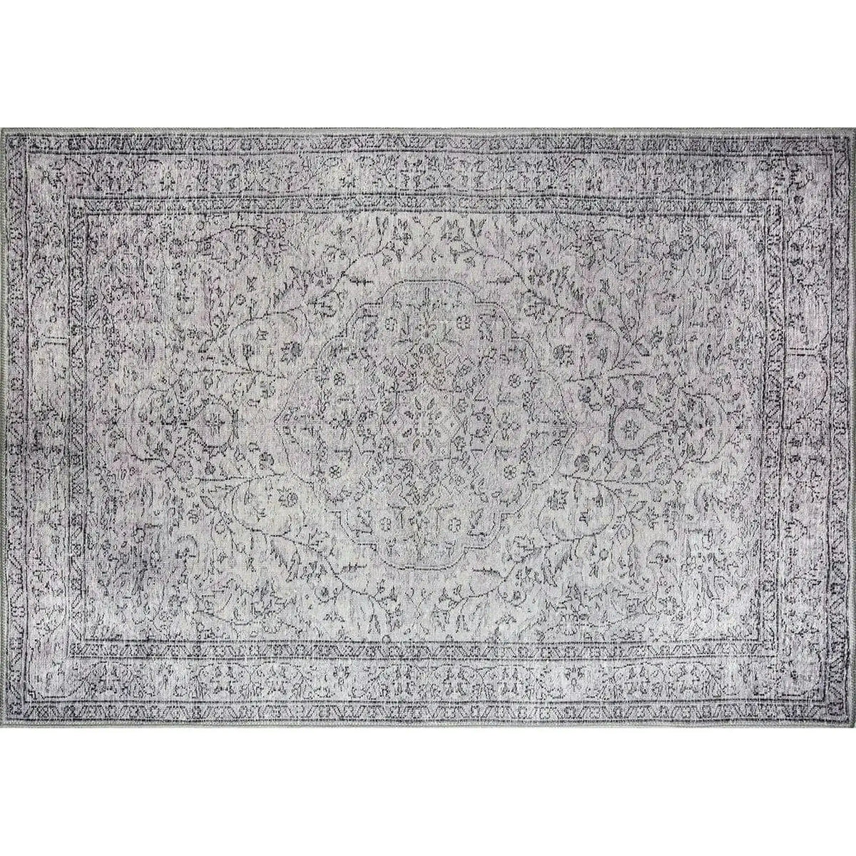 Covor DORIAN CHENILLE, 75x150 cm, forma dreptunghiulara, poliester, gri, AL 97