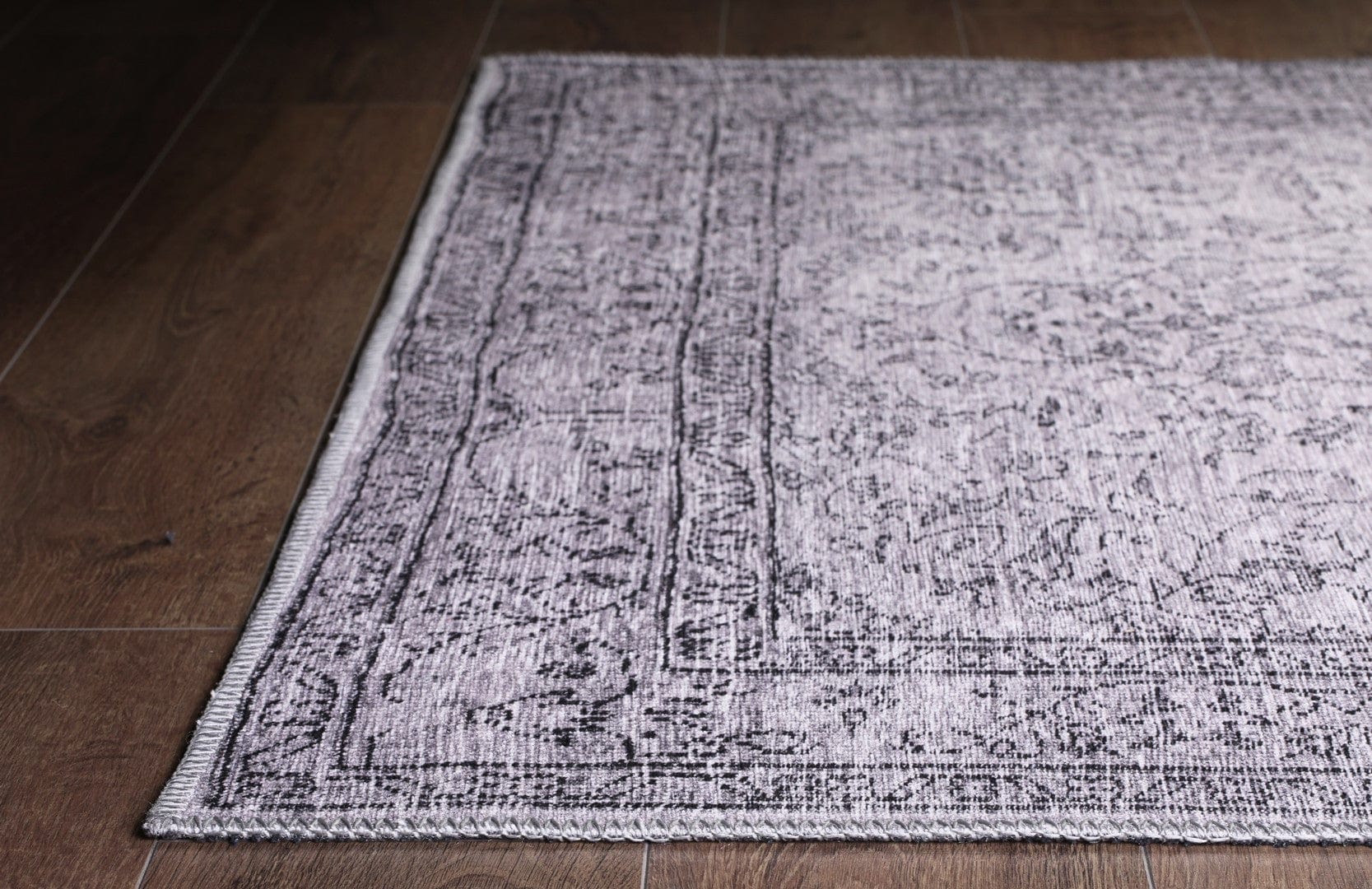 Covor DORIAN CHENILLE, 75x150 cm, forma dreptunghiulara, poliester, gri, AL 97