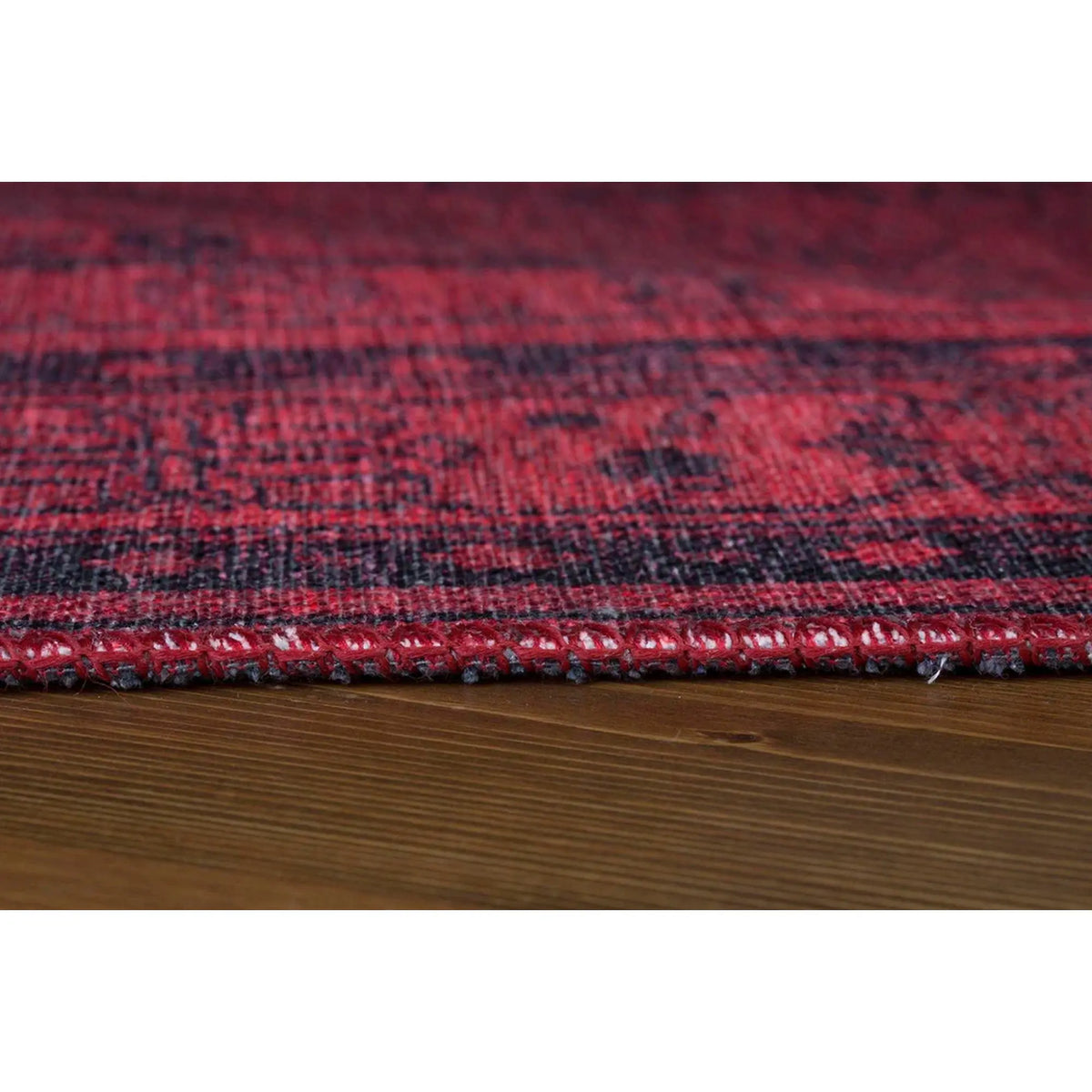 Covor DORIAN CHENILLE, 75x150 cm, forma dreptunghiulara, poliester, rosu, AL 29