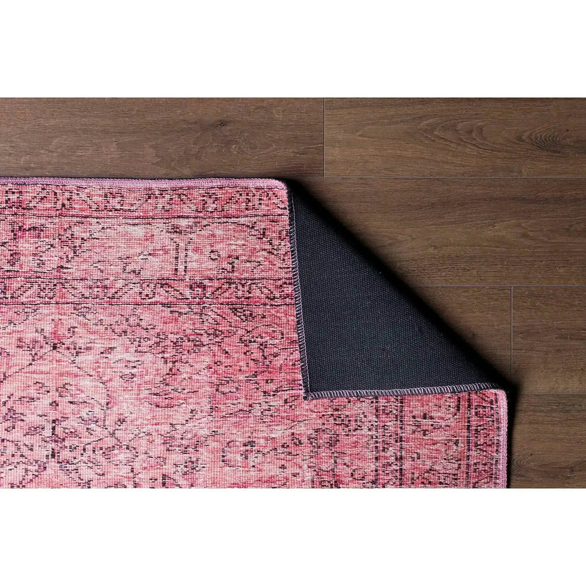 Covor DORIAN CHENILLE, 75x150 cm, forma dreptunghiulara, poliester, roz, AL 137