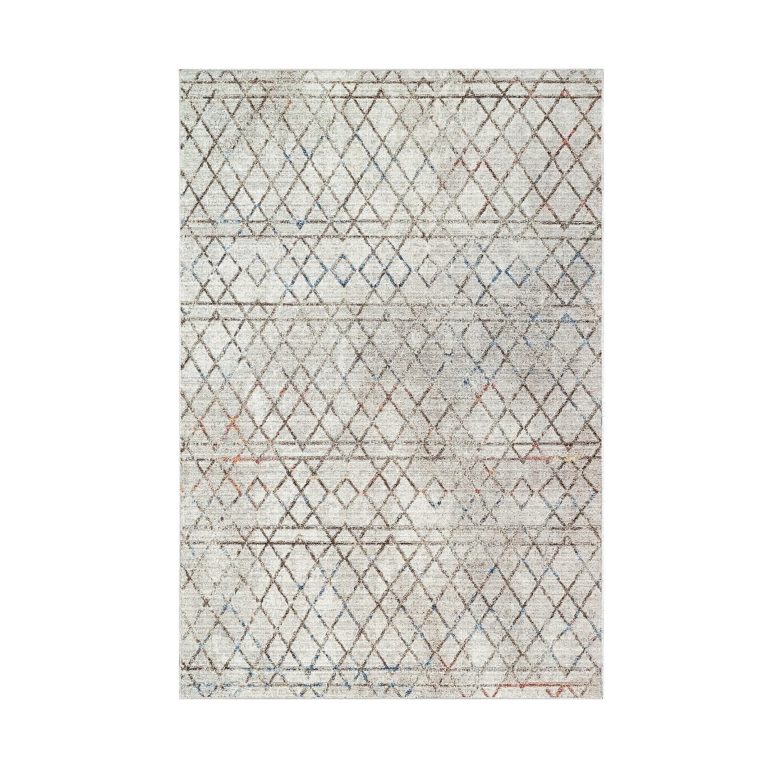 Covor F5079 - V2, 80x120 cm, forma dreptunghiulara, poliester, bej