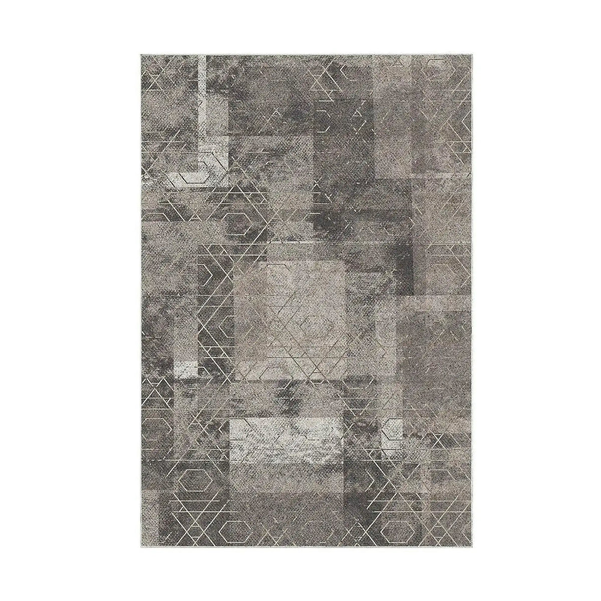 Covor F5132 - V2, 80x120 cm, forma dreptunghiulara, poliester, bej