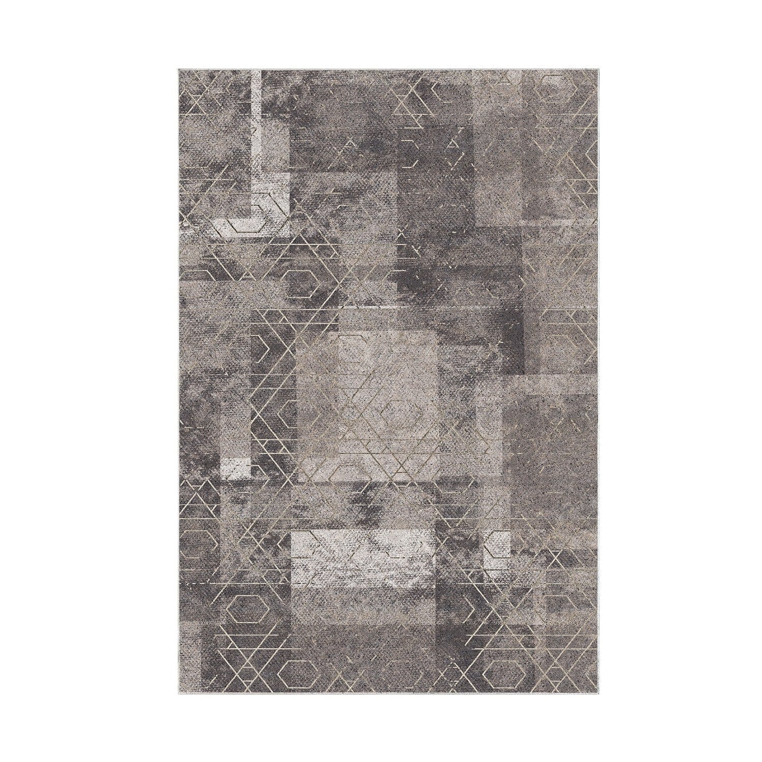 Covor F5132 - V2, 80x120 cm, forma dreptunghiulara, poliester, bej