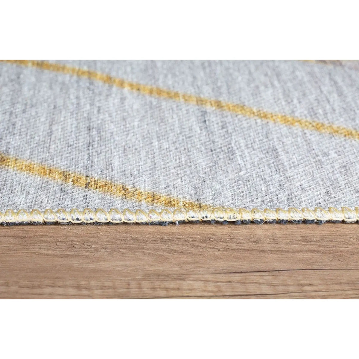 Covor FUNK CHENILLE, 75x150 cm, forma dreptunghiulara, poliester, galben/bej, AL 179 SR