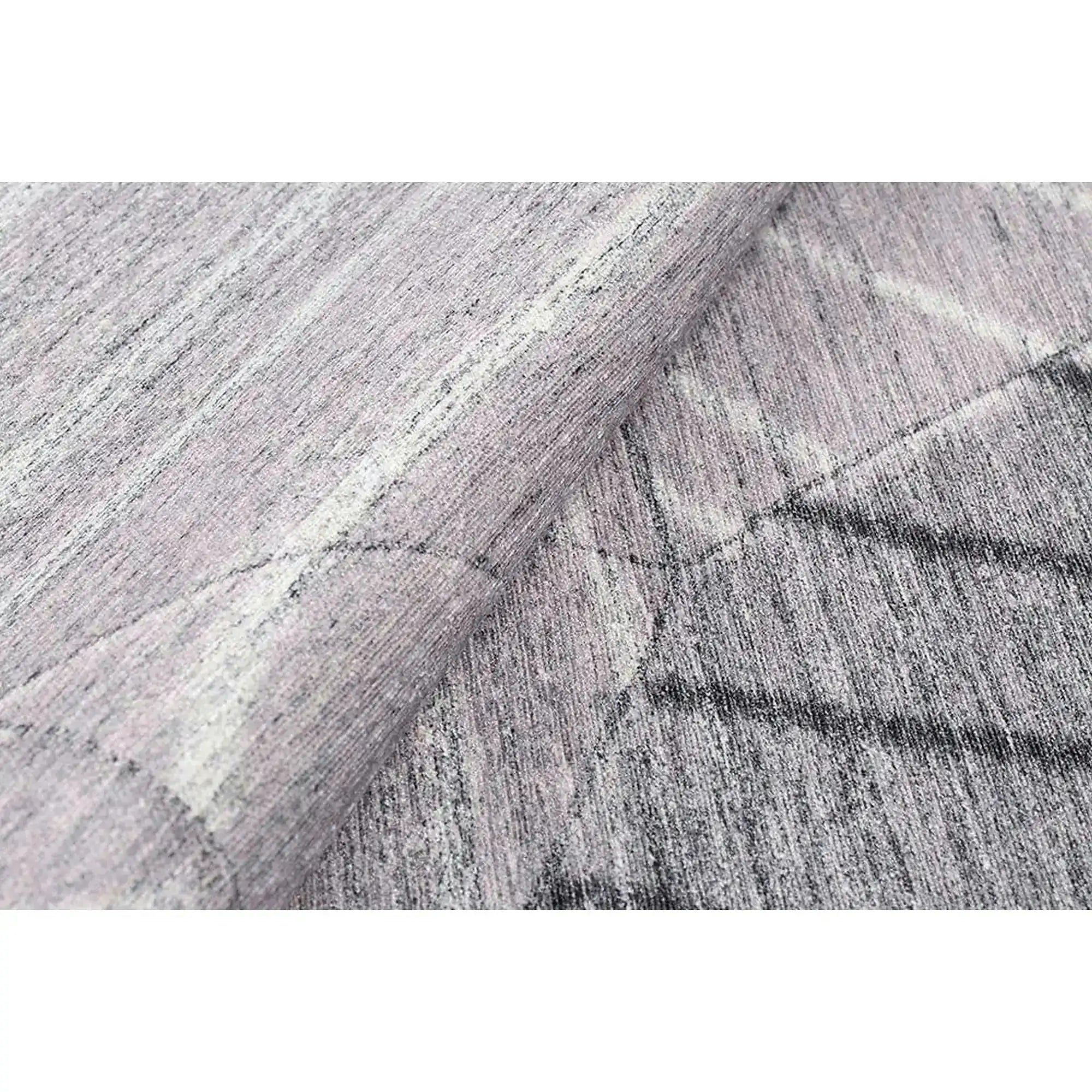 Covor FUNK CHENILLE, 75x150 cm, forma dreptunghiulara, poliester, gri, AL 179