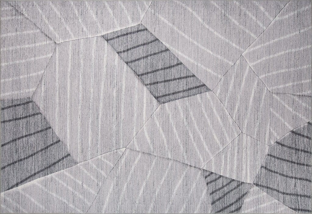 Covor FUNK CHENILLE, 75x150 cm, forma dreptunghiulara, poliester, gri, AL 179