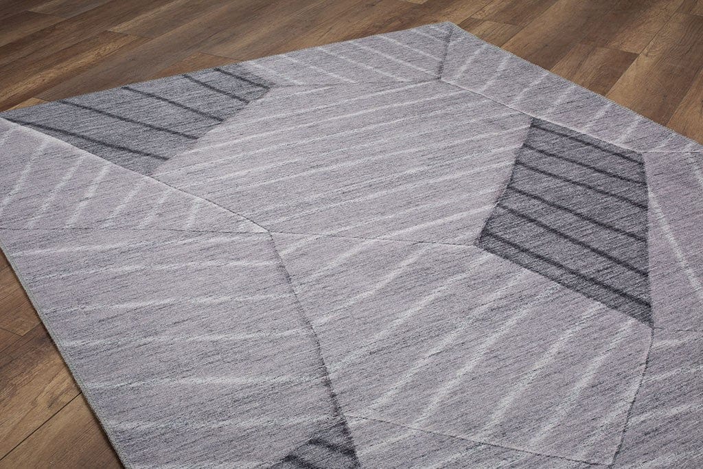 Covor FUNK CHENILLE, 75x150 cm, forma dreptunghiulara, poliester, gri, AL 179