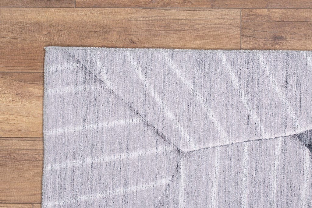 Covor FUNK CHENILLE, 75x150 cm, forma dreptunghiulara, poliester, gri, AL 179