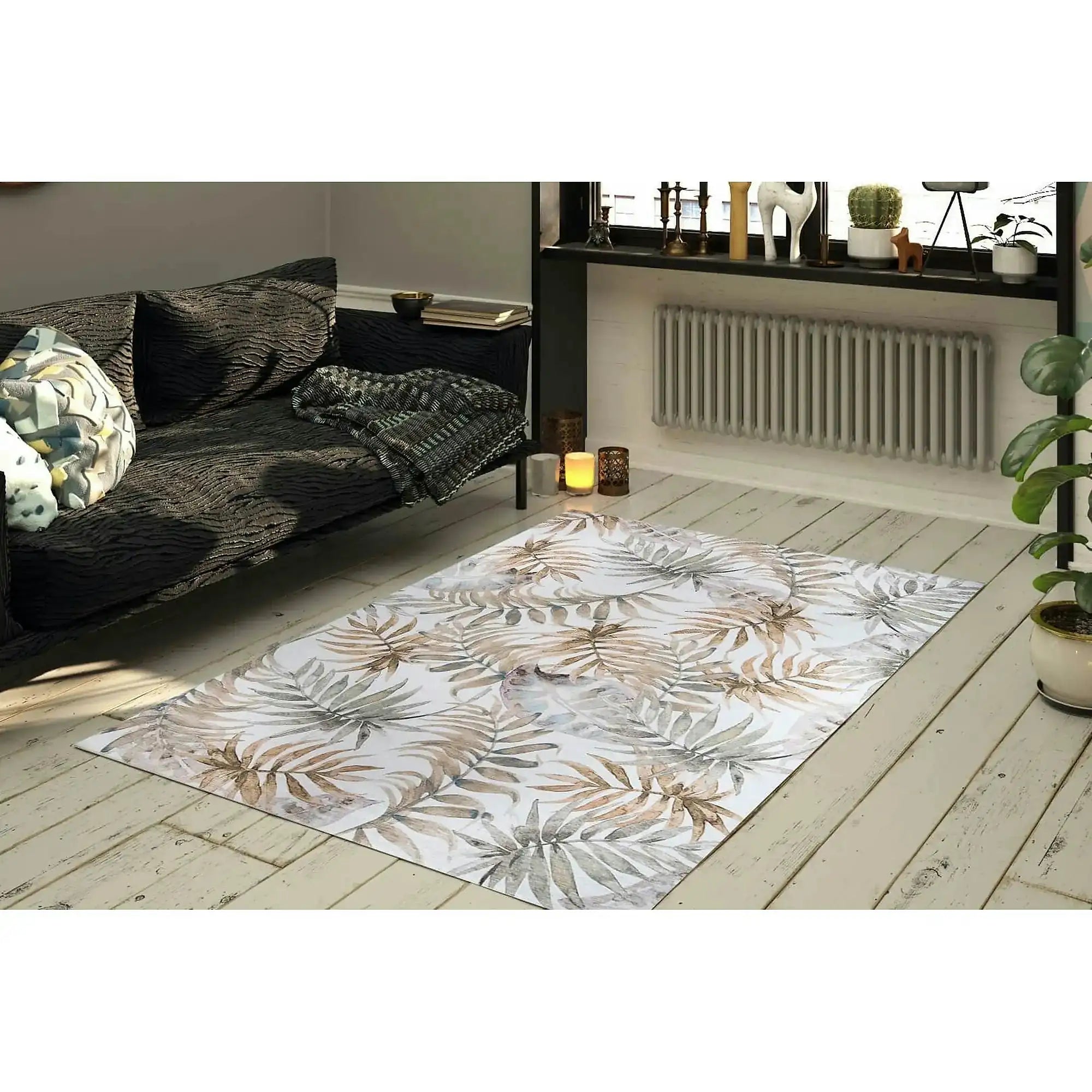 Covor FUNK CHENILLE, 75x150 cm, forma dreptunghiulara, poliester, multicolor, AL 126