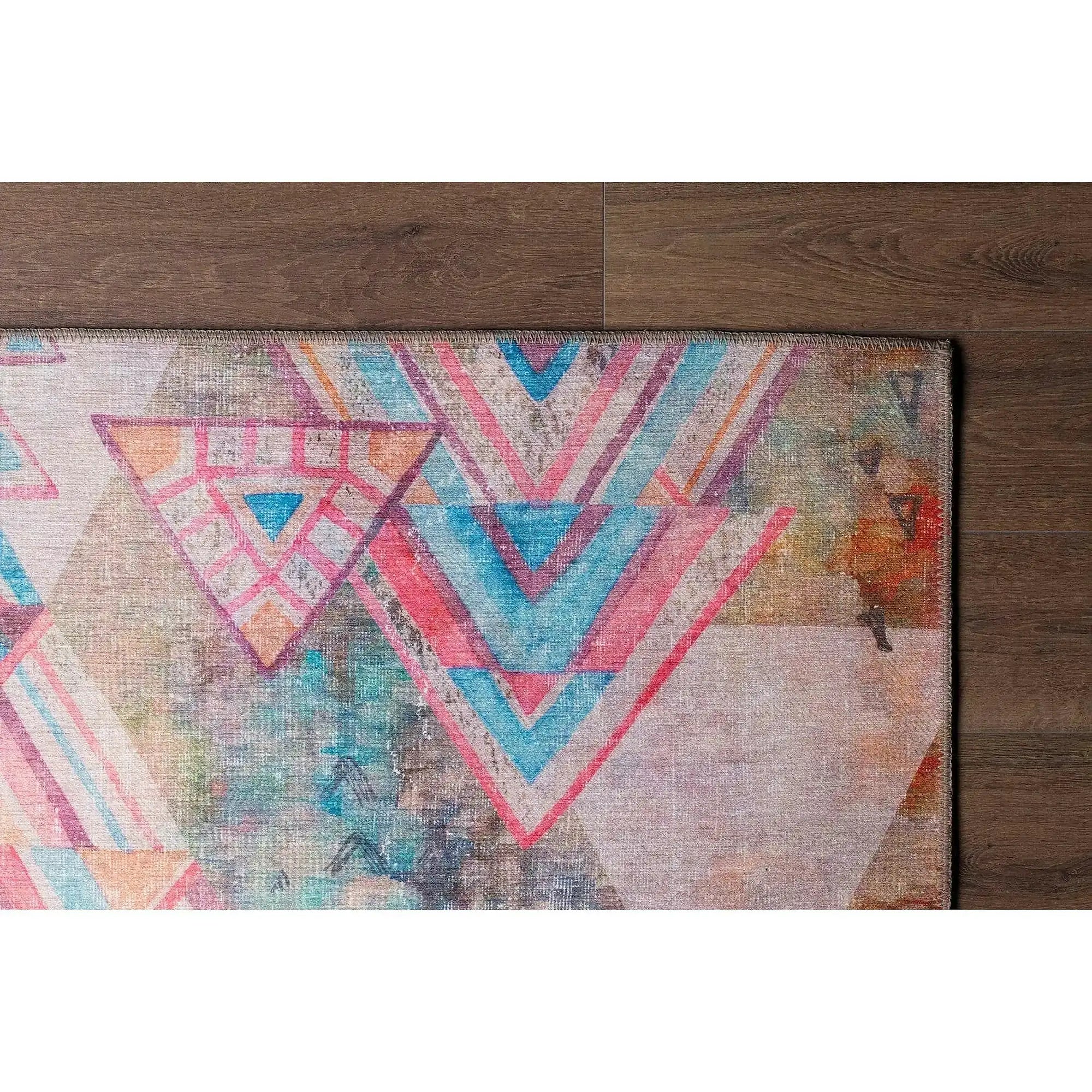 Covor FUNK CHENILLE, 75x150 cm, forma dreptunghiulara, poliester, multicolor, AL 129