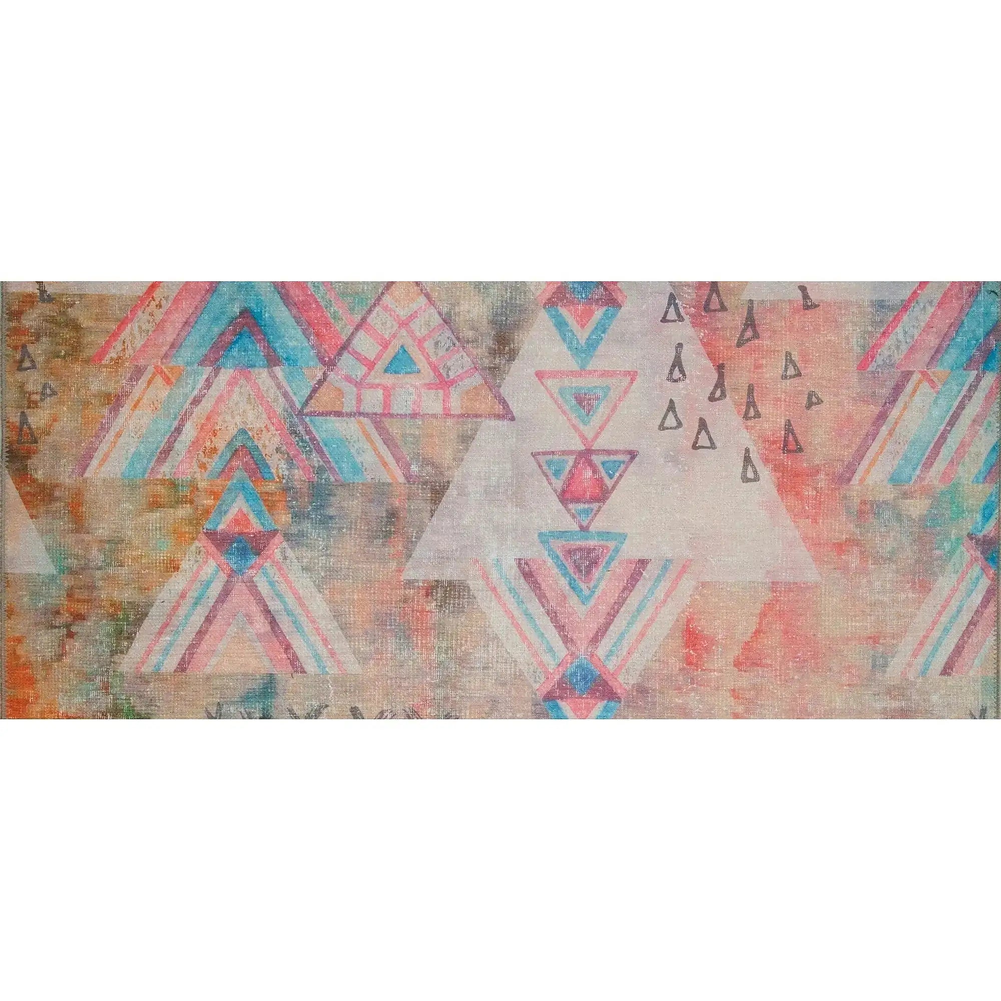 Covor FUNK CHENILLE, 75x150 cm, forma dreptunghiulara, poliester, multicolor, AL 129