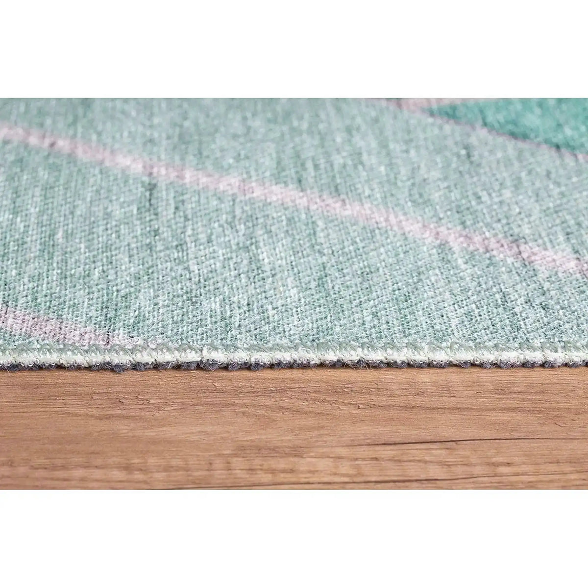 Covor FUNK CHENILLE, 75x150 cm, forma dreptunghiulara, poliester, turcoaz, AL 179 Y