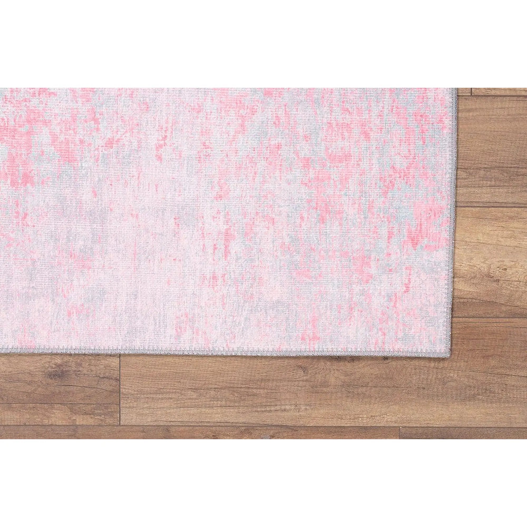 Covor FUNK CHENILLE, 75x150 cm, forma dreptunghiulara, roz, AL 99