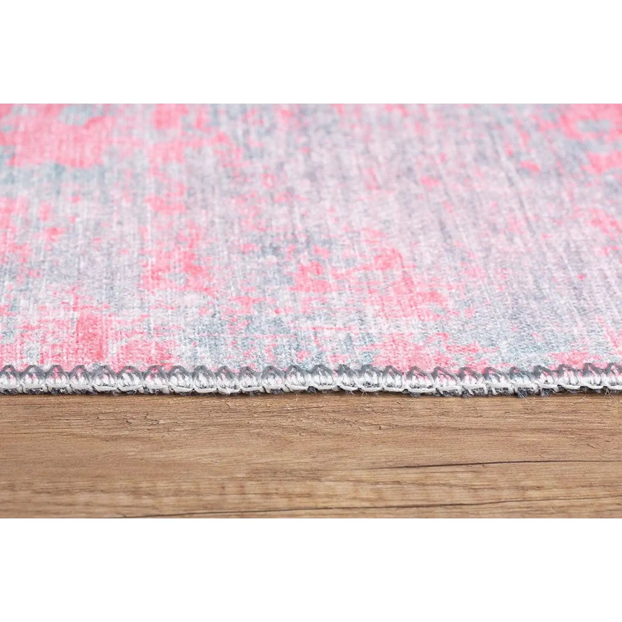 Covor FUNK CHENILLE, 75x150 cm, forma dreptunghiulara, roz, AL 99