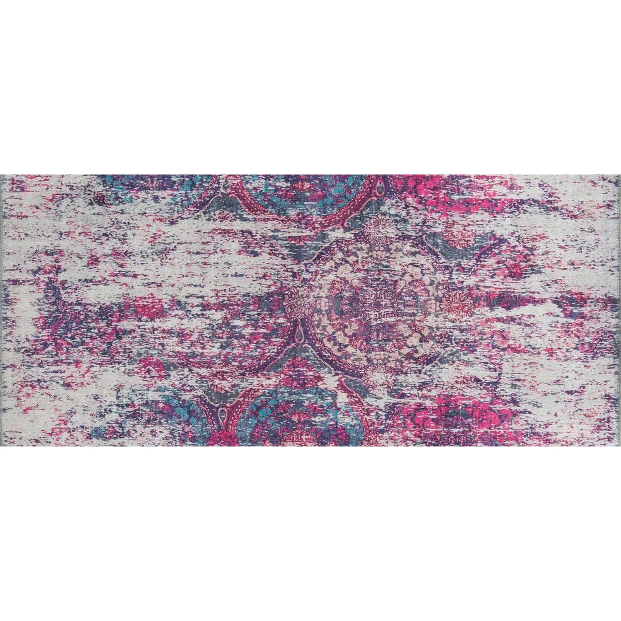 Covor FUSION CHENILLE, 75x150 cm, forma dreptunghiulara, poliester, multicolor, AL 104