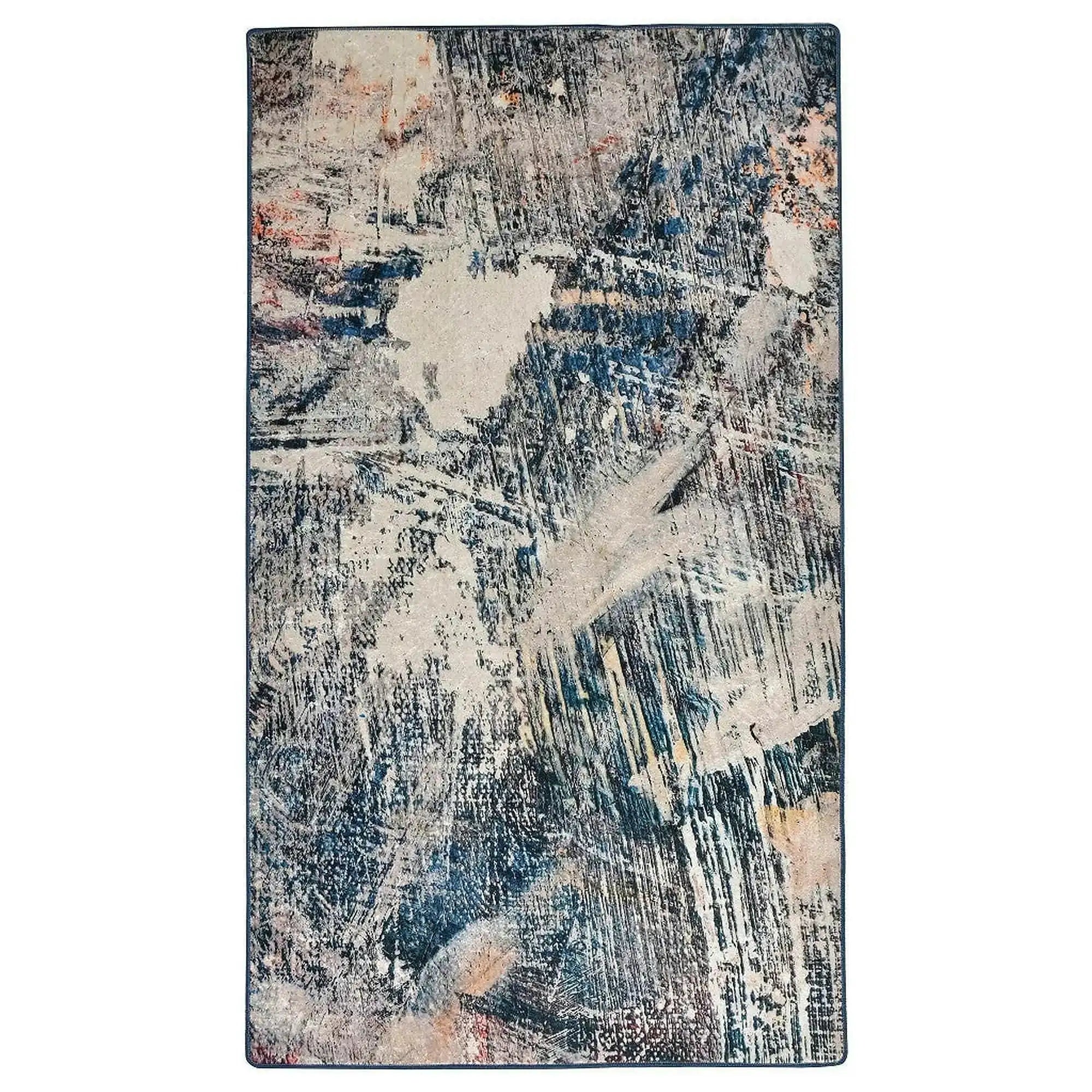 Covor hol ADEL, 80x150 cm, forma dreptunghiulara, poliester/stofa catifelata, multicolor