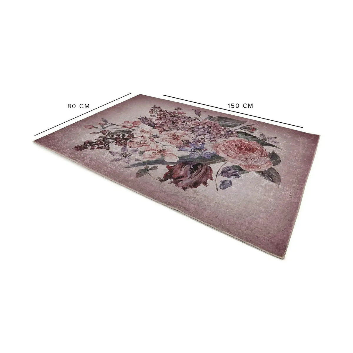 Covor hol MU149, 80x150 cm, forma dreptunghiulara, fibre sintetice, multicolor