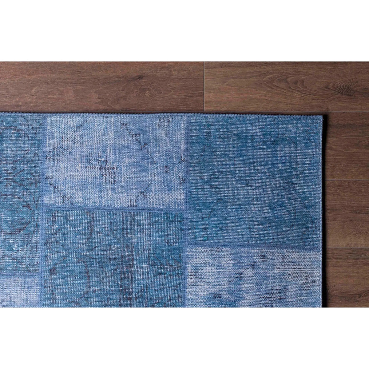 Covor JAZZ CHENILLE, 75x150 cm, forma dreptunghiulara, poliester, albastru, AL 46