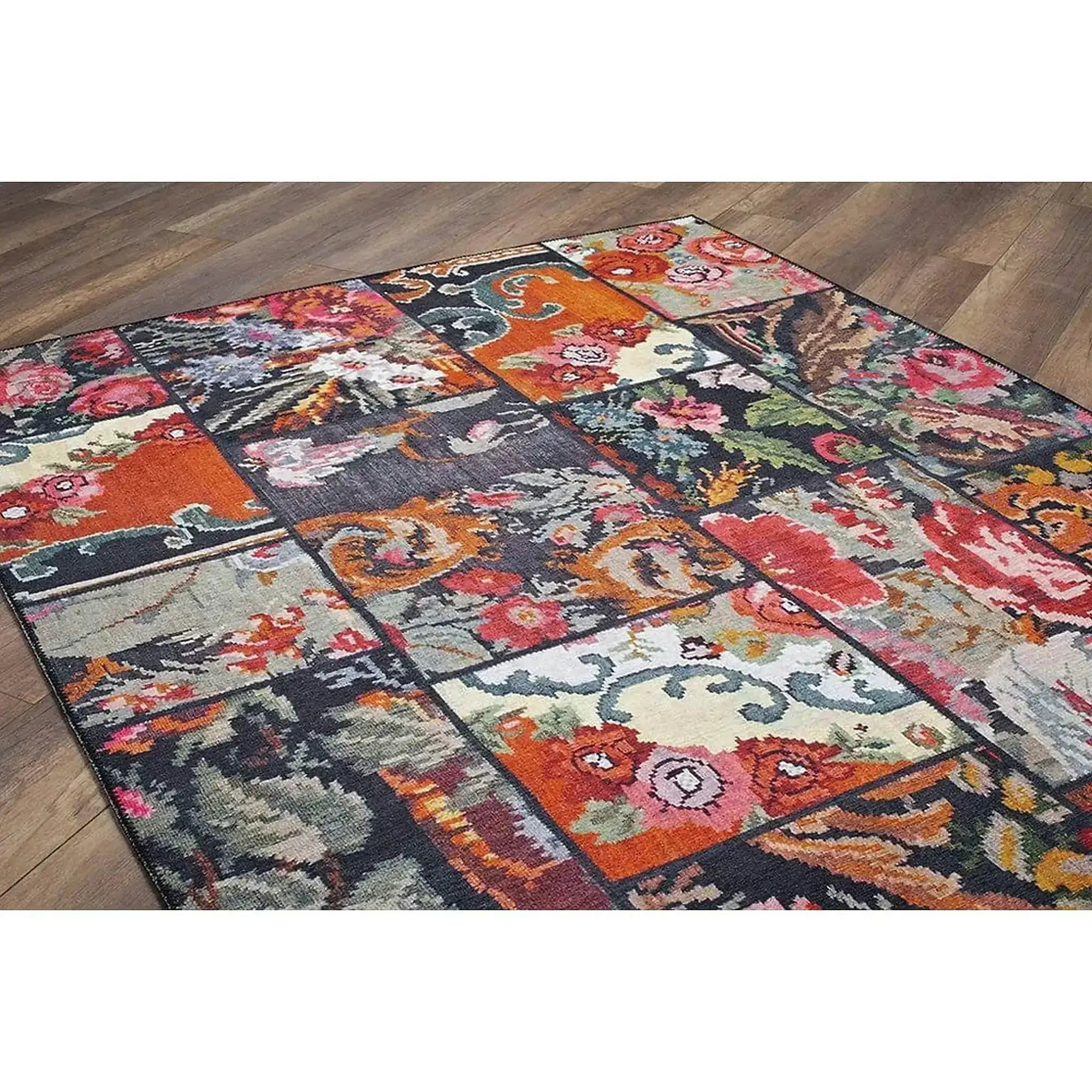 Covor JAZZ CHENILLE, 75x150 cm, forma dreptunghiulara, poliester, multicolor, AL 153