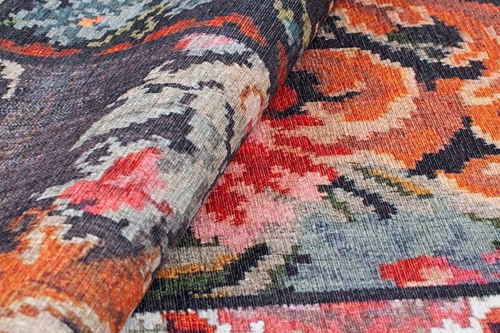 Covor JAZZ CHENILLE, 75x150 cm, forma dreptunghiulara, poliester, multicolor, AL 153