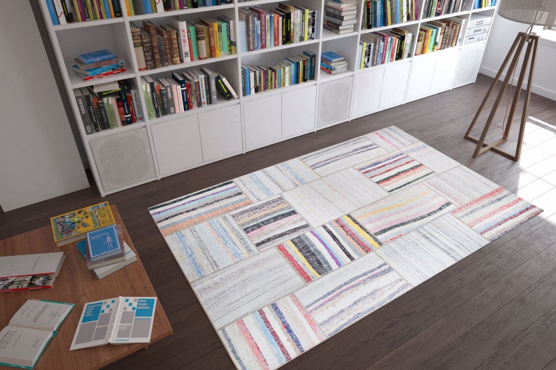 Covor JAZZ CHENILLE, 75x150 cm, forma dreptunghiulara, poliester, multicolor, AL 42