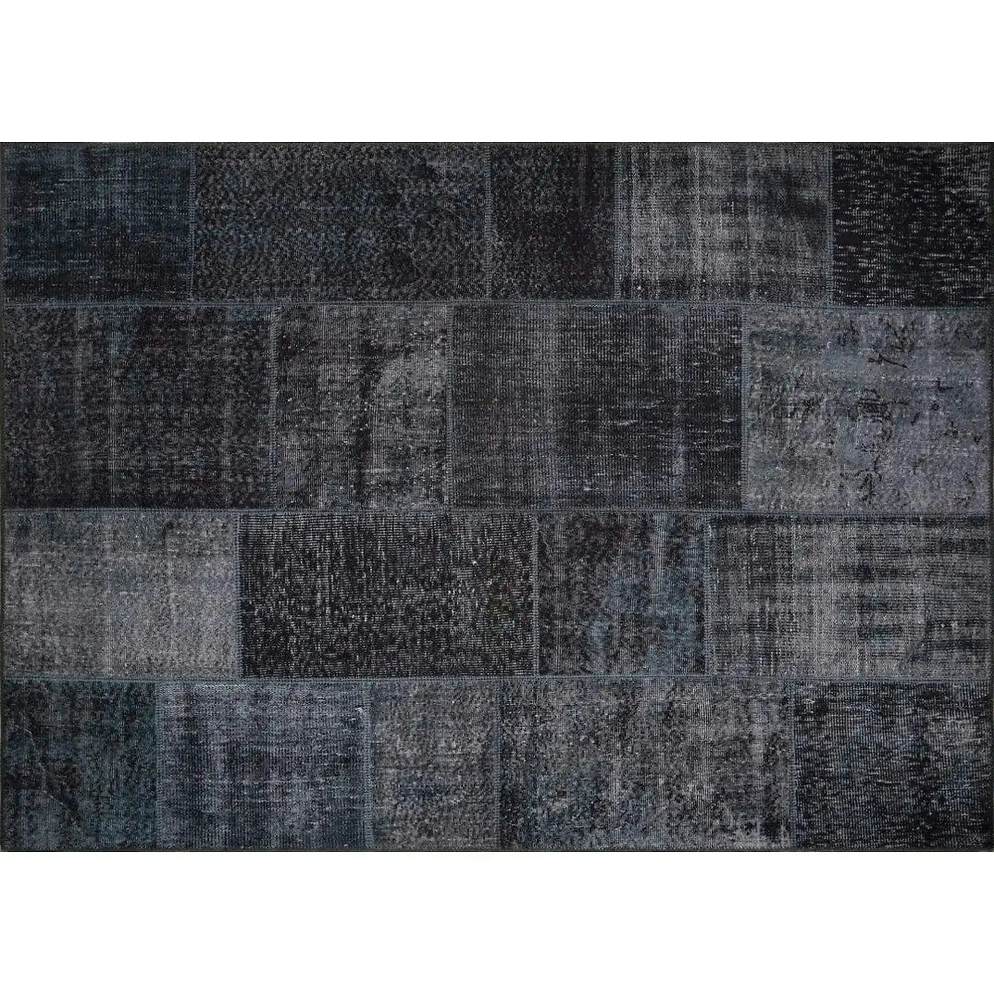 Covor JAZZ CHENILLE, 75x150 cm, forma dreptunghiulara, poliester, negru, AL 81