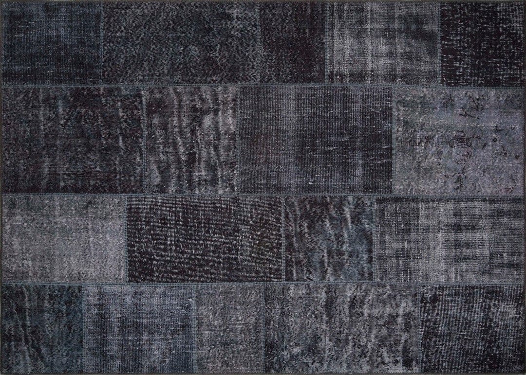 Covor JAZZ CHENILLE, 75x150 cm, forma dreptunghiulara, poliester, negru, AL 81